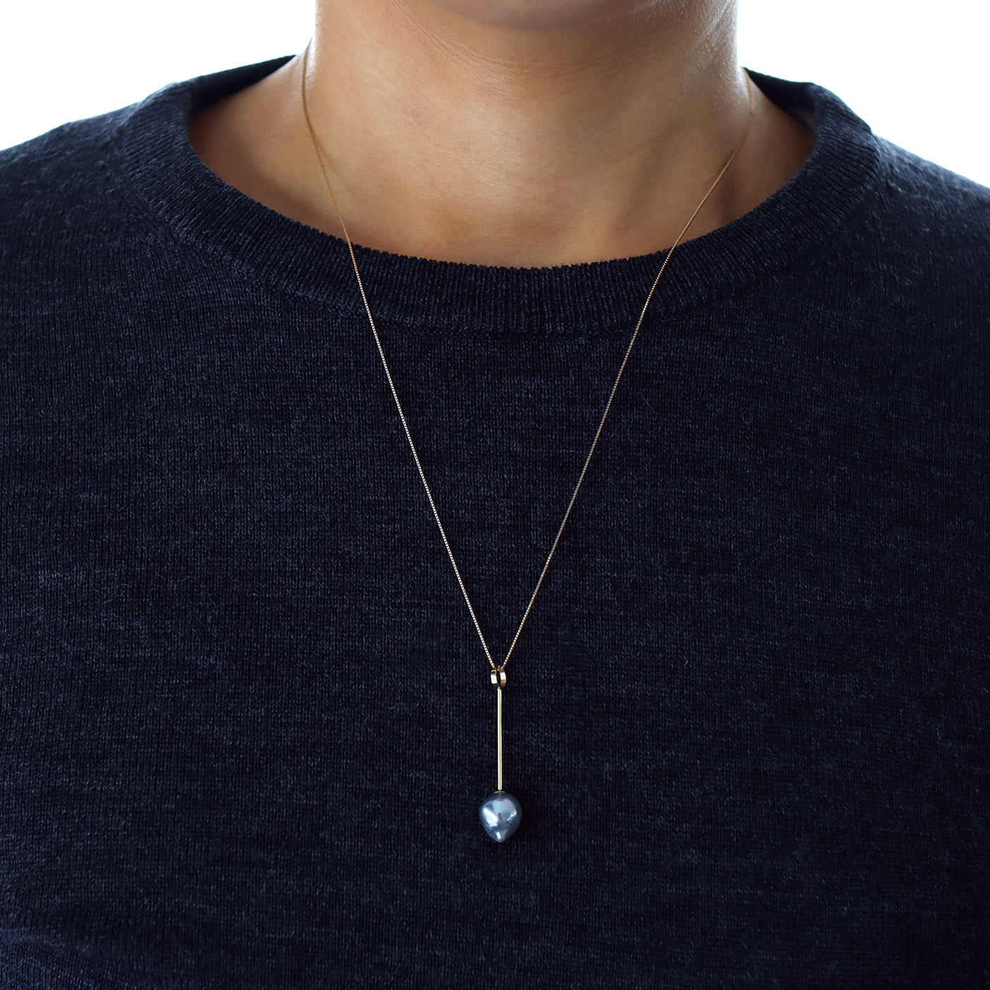 【BASE PARTS】K18YG Long Stick Charm