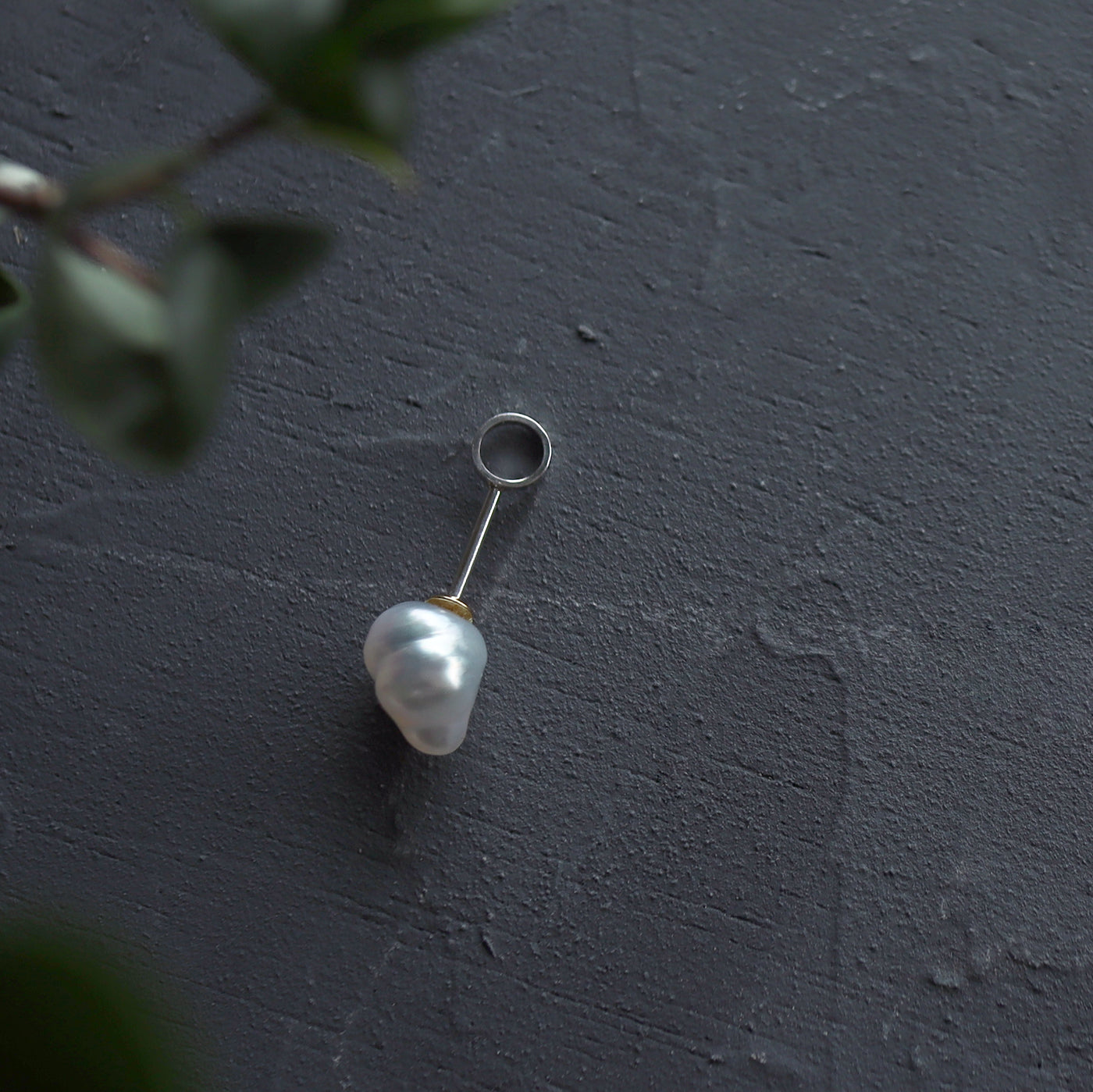 【BASE PARTS】18K YG Short Stick Charm