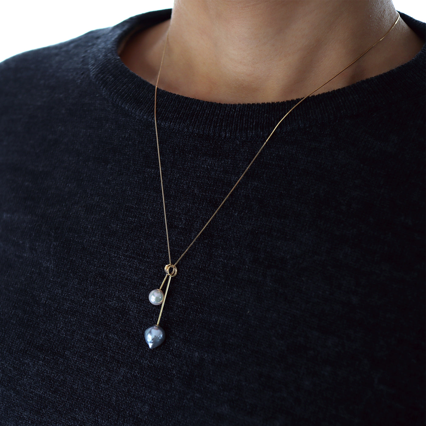 【BASE PARTS】18K YG Short Stick Charm