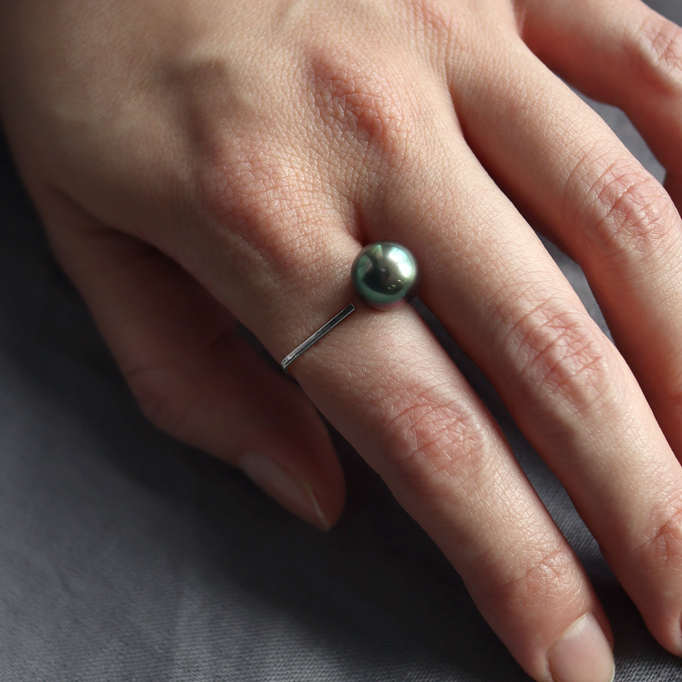 【BASE PARTS】18K YG Fill Gap Ring