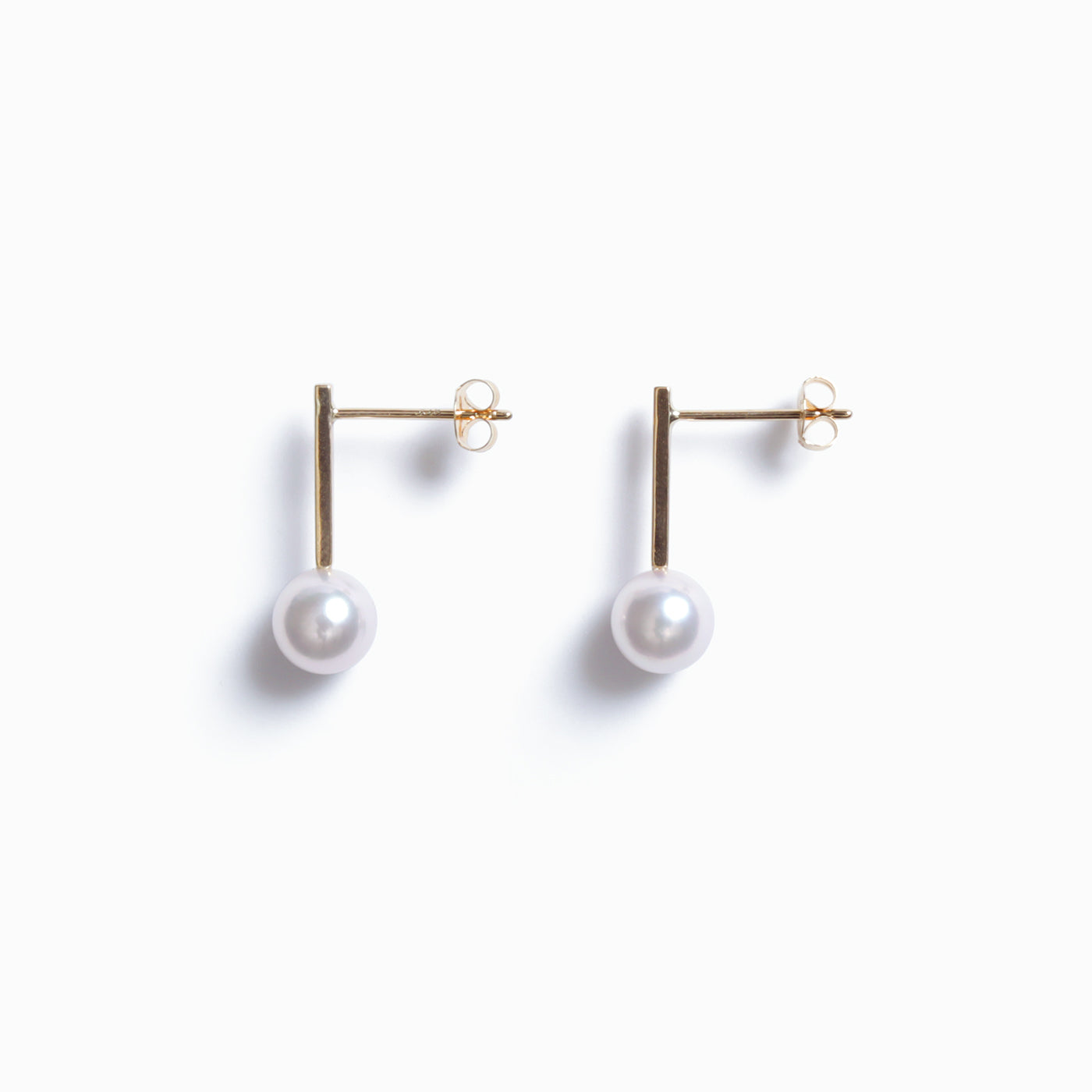 Akoya Quarter Note Earrings