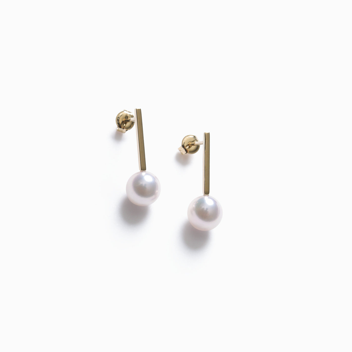 Akoya Quarter Note Earrings