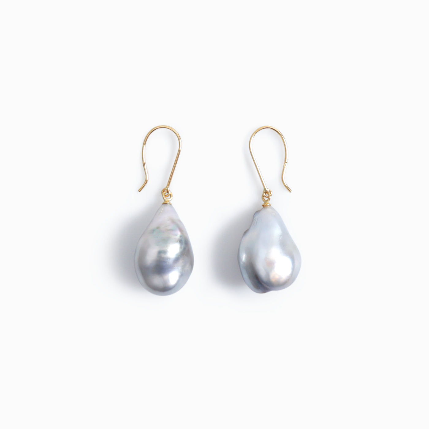 Tahitian Keshi Pearl Hanging Earrings