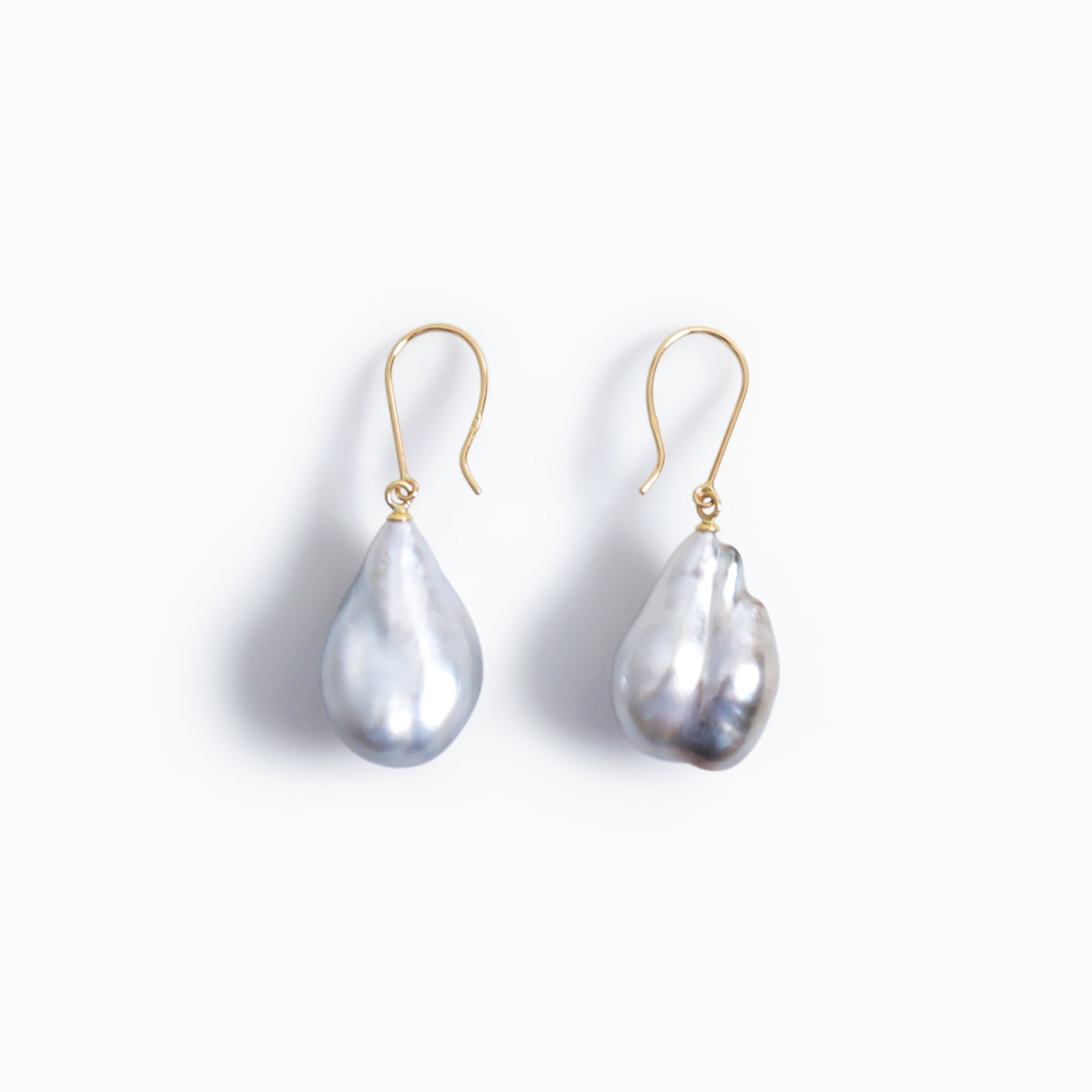 Tahitian Keshi Pearl Hanging Earrings