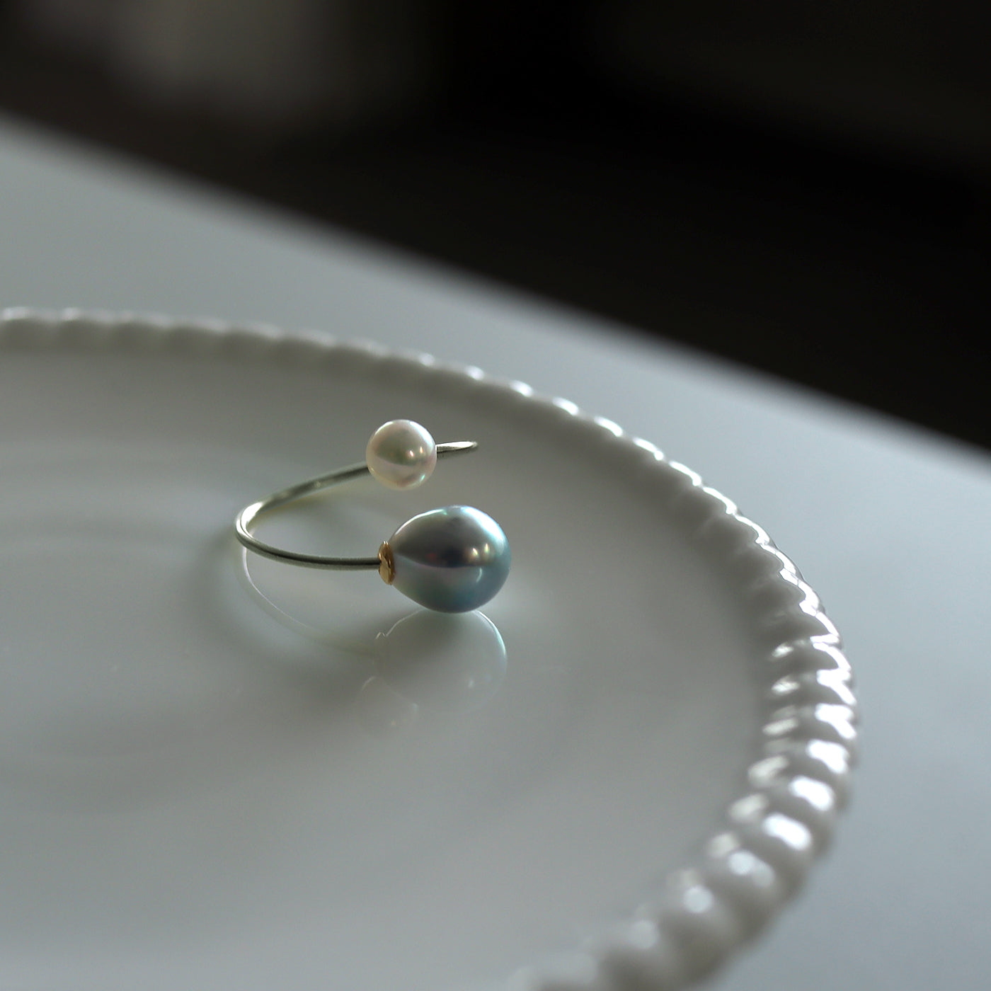 【BASE PARTS】18K YG Open Ring