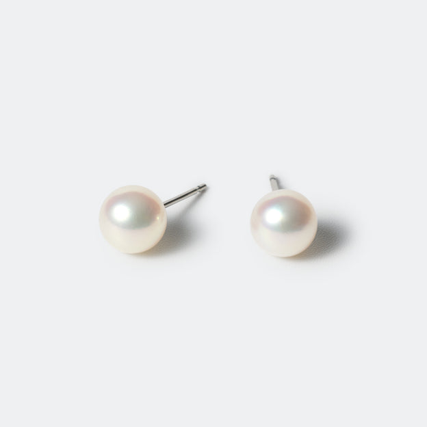 【ESSENTIALS】6.5-7.0mm Akoya Pearl Studs