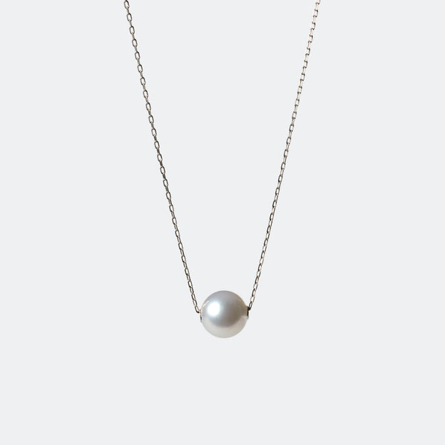 【ESSENTIALS】 6.0-6.5mm Single Akoya Pearl Necklace / PT