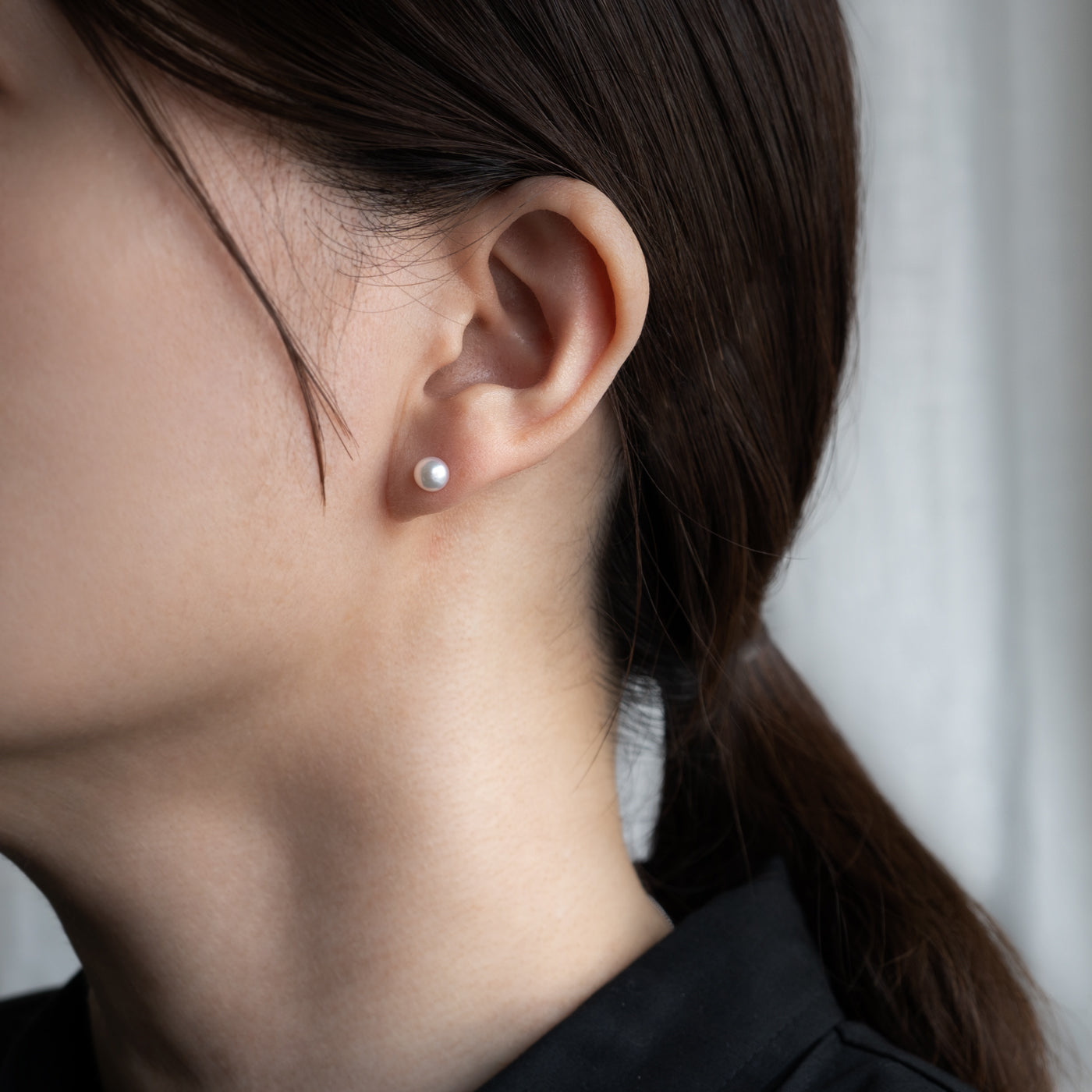 【ESSENTIALS】5.5-6.0mm Akoya Pearl Studs / Earrings  / GN