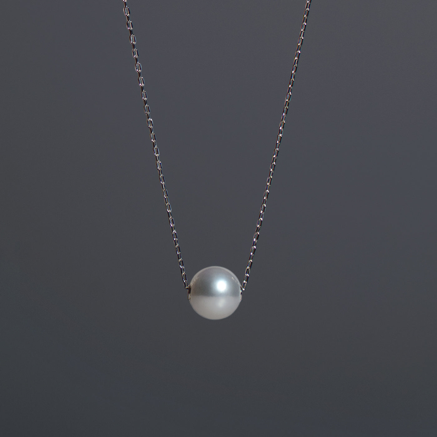 【ESSENTIALS】 6.0-6.5mm Single Akoya Pearl Necklace / PT