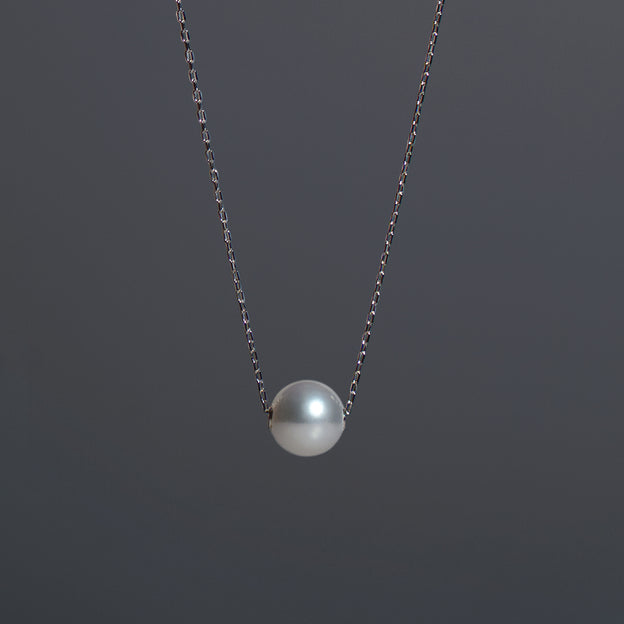 【ESSENTIALS】 6.0-6.5mm Single Akoya Pearl Necklace / PT