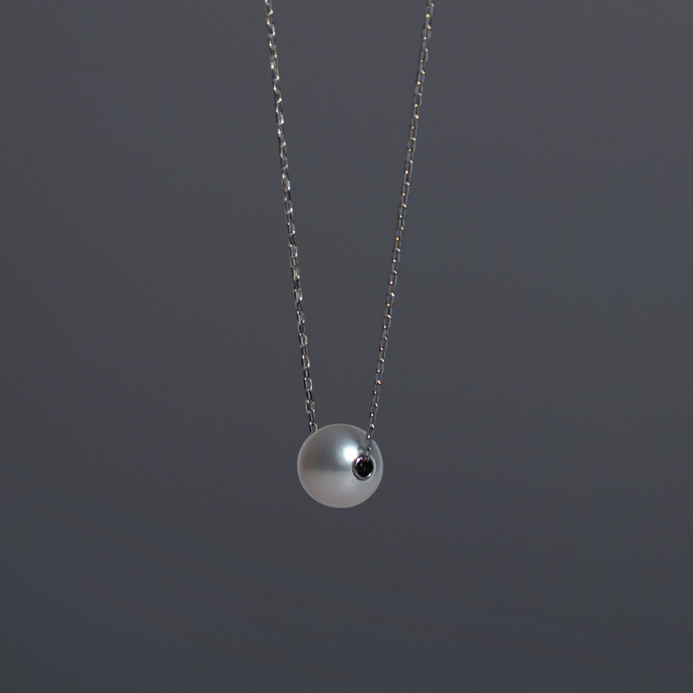 【ESSENTIALS】 6.0-6.5mm Single Akoya Pearl Necklace / PT