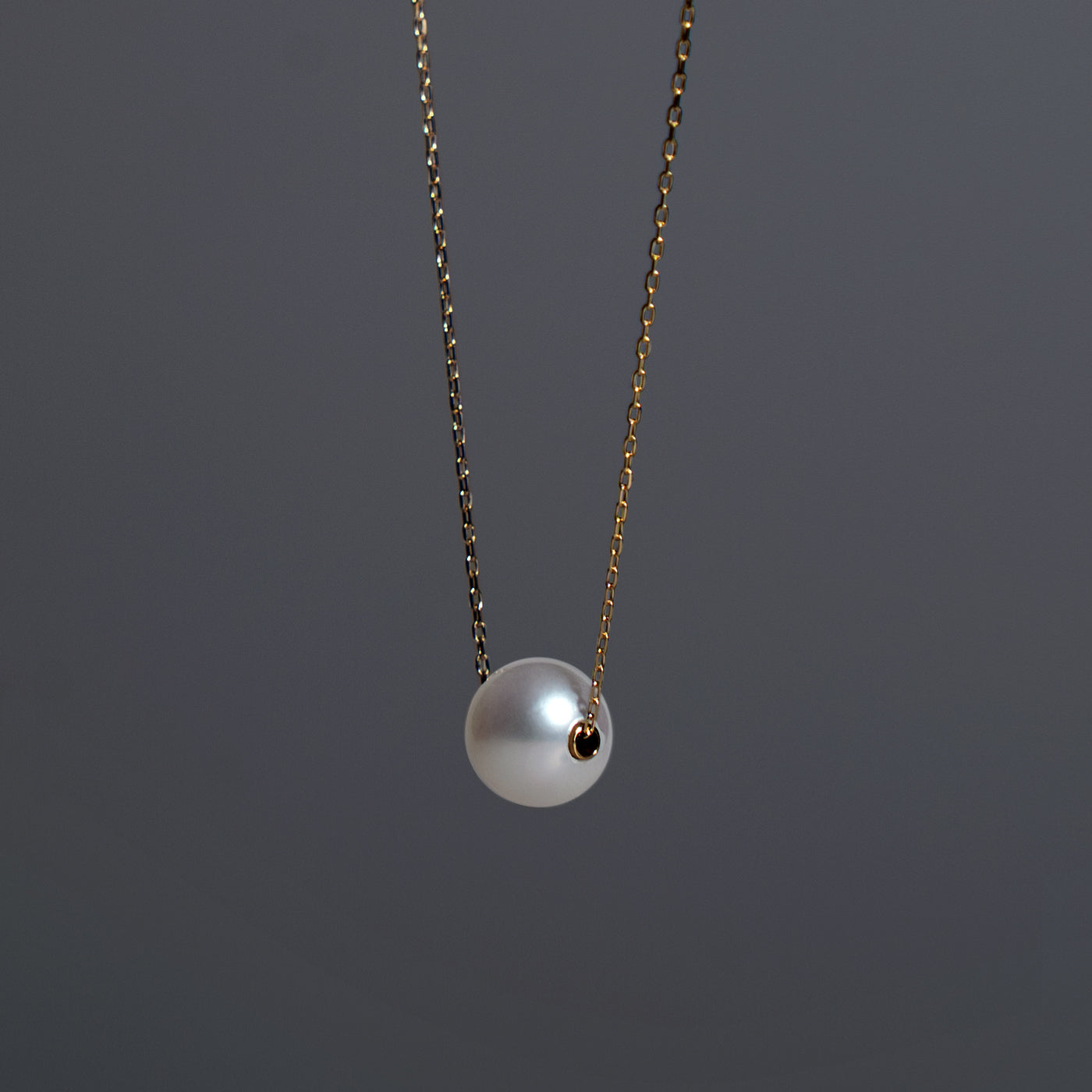 【ESSENTIALS】 7.0-7.5mm Single Akoya Pearl Necklace / K18