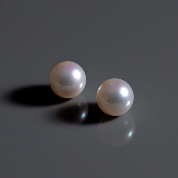 【ESSENTIALS】8.5-9.0mm Akoya Pearl Studs / Earrings / PK