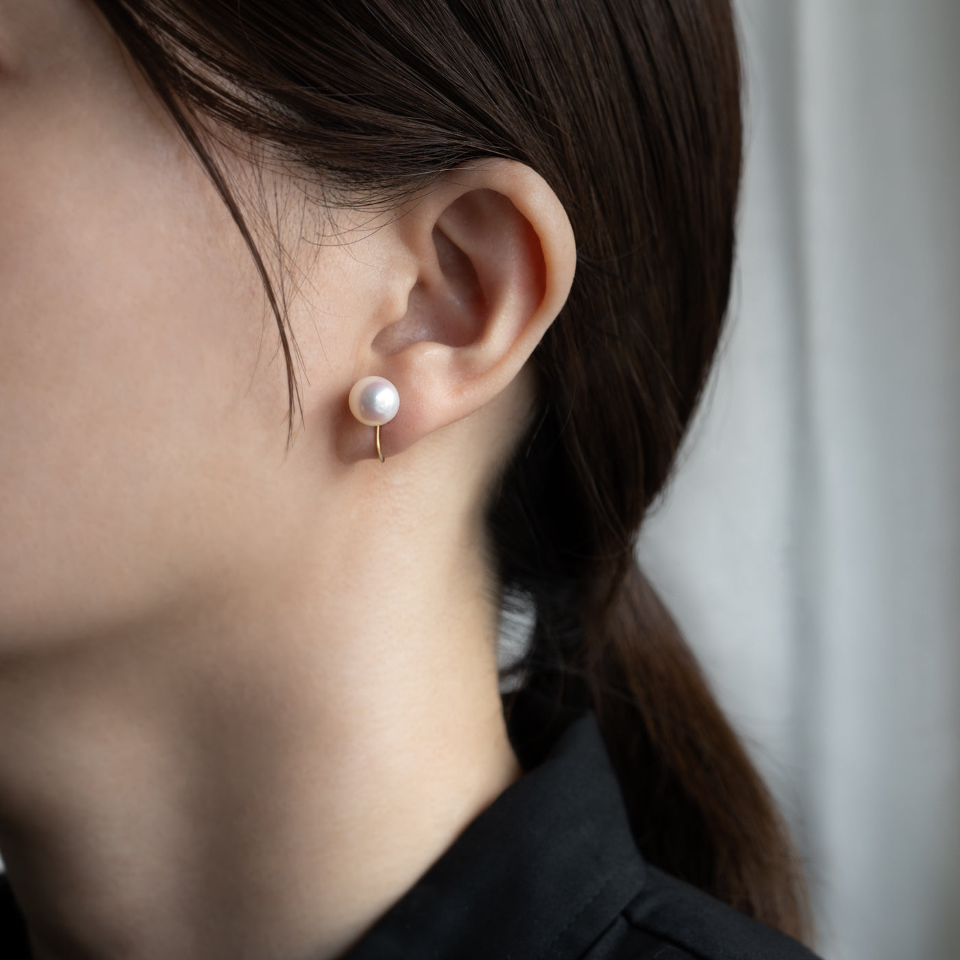 【ESSENTIALS】8.5-9.0mm Akoya Pearl Studs / Earrings / PK