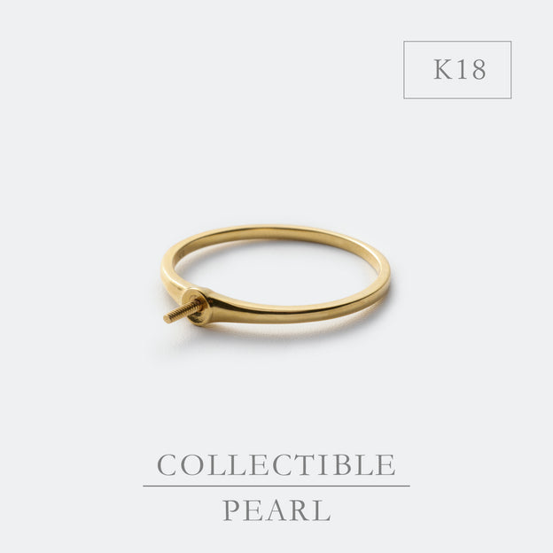 【BASE PARTS】18K YG 1.0mm Flat Ring
