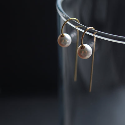 Akoya-Pair Image アコヤ 海蛍 パール 真珠 カスタムジュエリー ネジ式 ミニマル シンプル ピアス