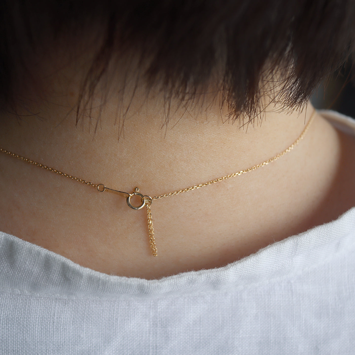 Gold Rimmed Pearl Necklace - アバロニパール