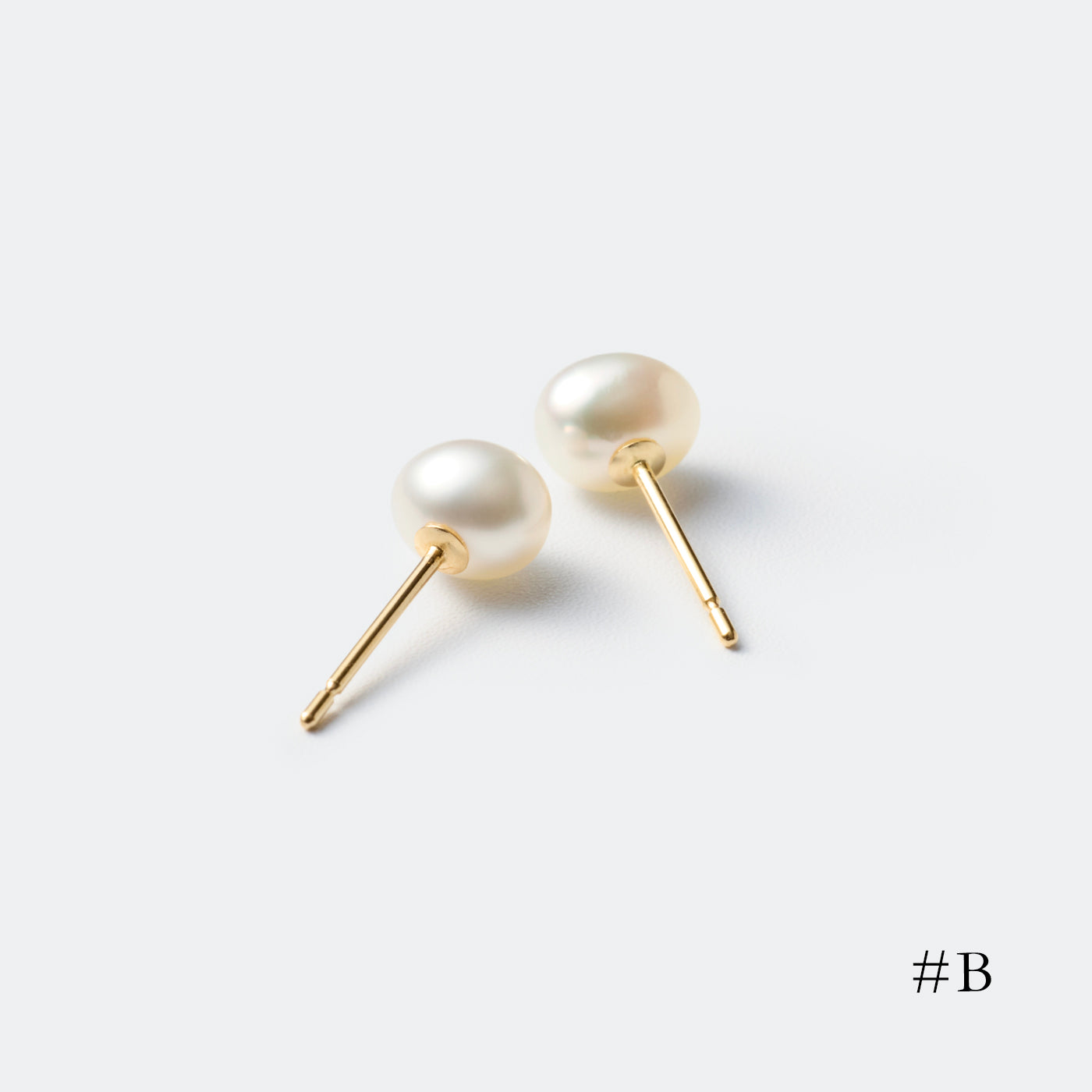 Keshi Studs - 4mm S.S.P. Keshi