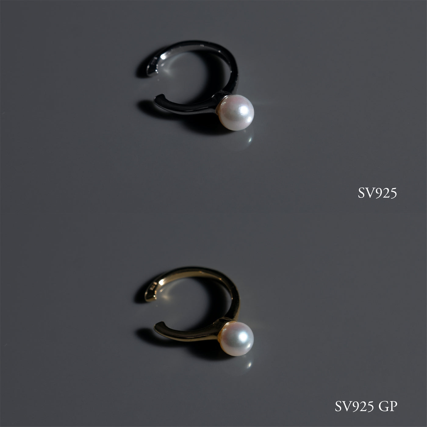 【ESSENTIALS】4.0-4.5mm Akoya Pearl  Ear Cuff / GN