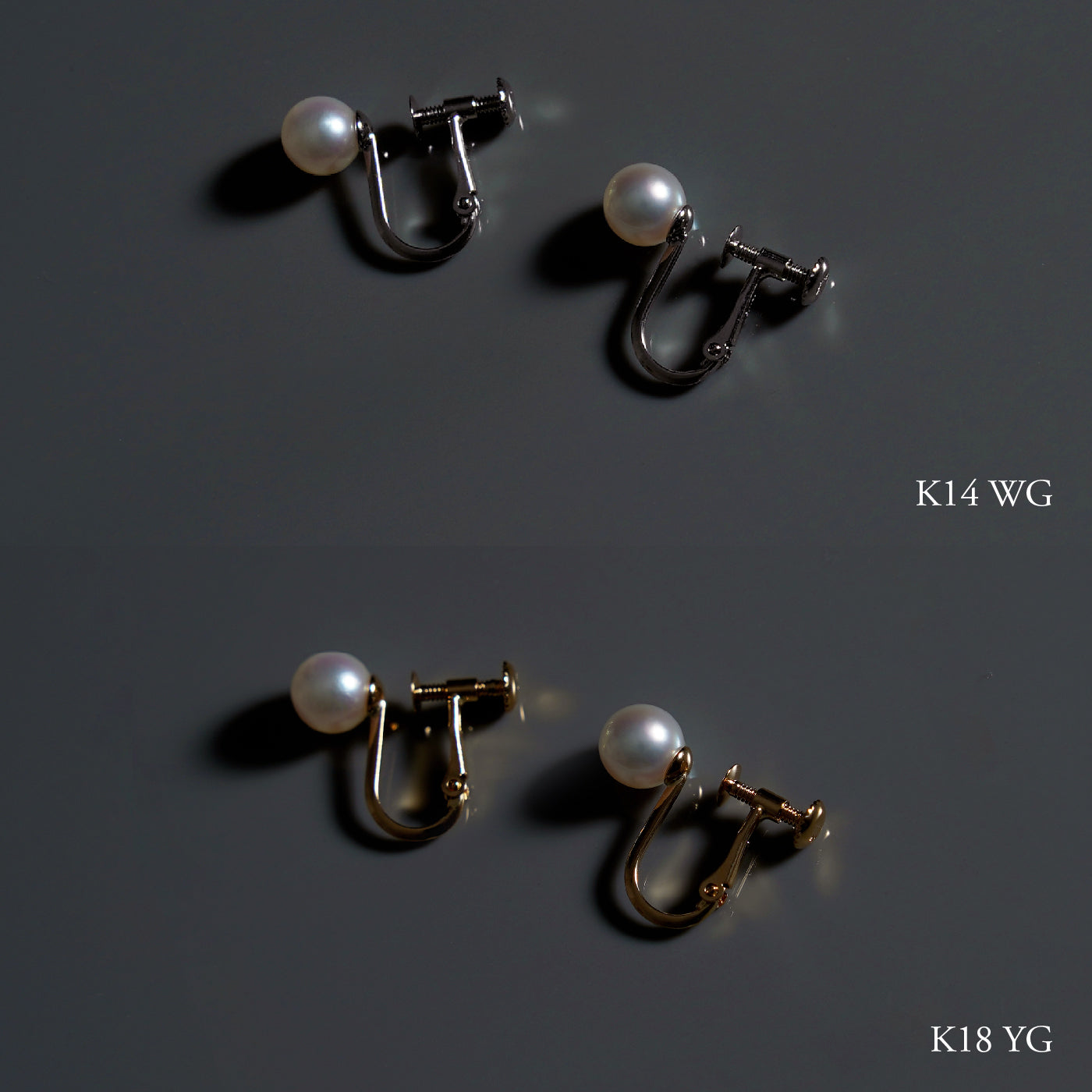 【ESSENTIALS】5.5-6.0mm Akoya Pearl Studs / Earrings  / GN