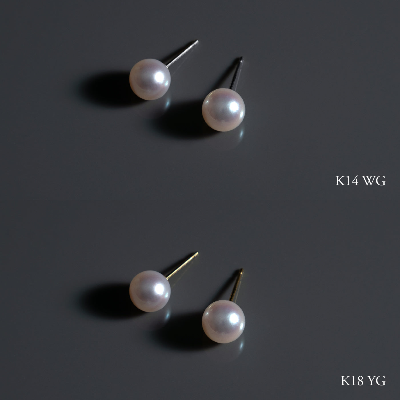 【ESSENTIALS】7.5-8.0mm Akoya Pearl Studs / Earrings / PK