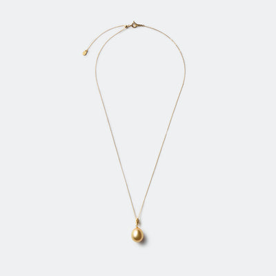 Ogee Bail Pendant - Golden South Sea Pearl