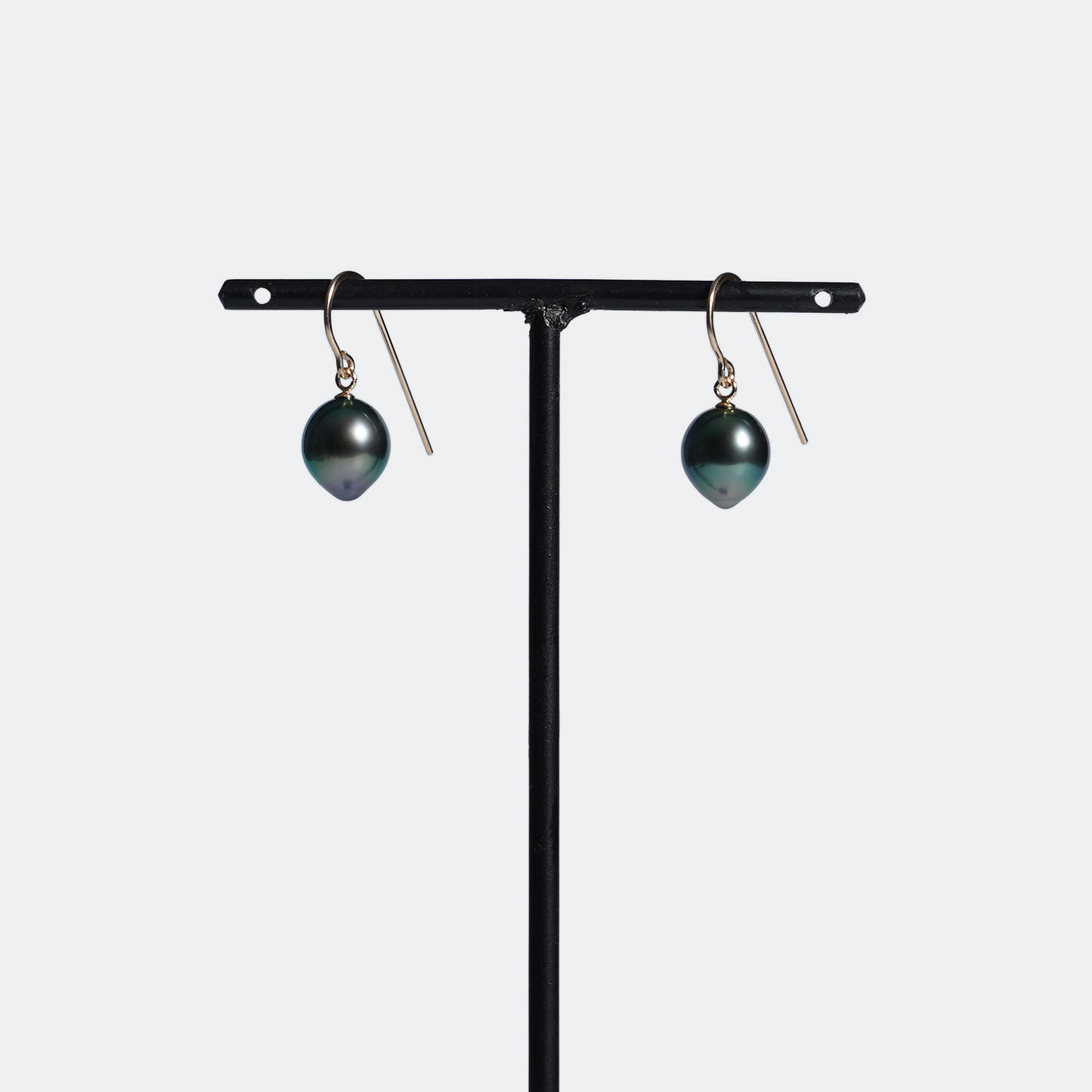 Trickle Hook Earrings - Tahitian Pearl