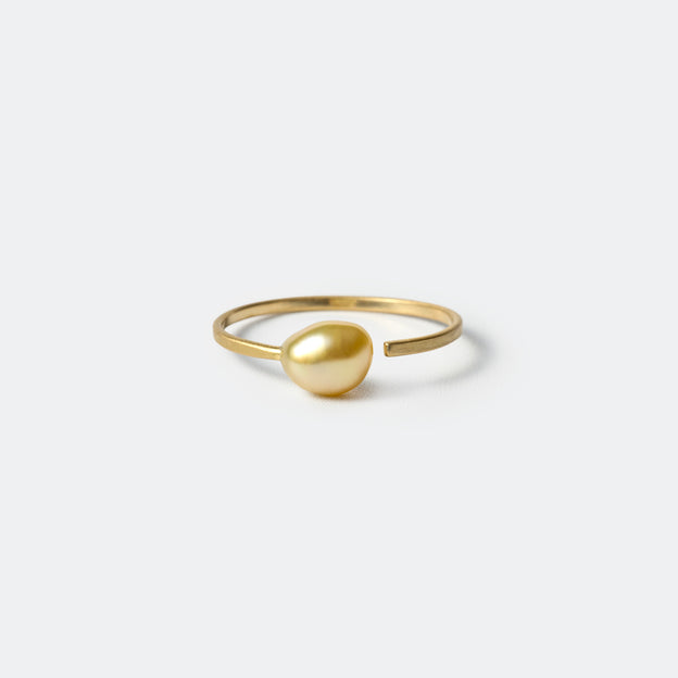 Pinky Open Ring - S.S.P. Gold Keshi