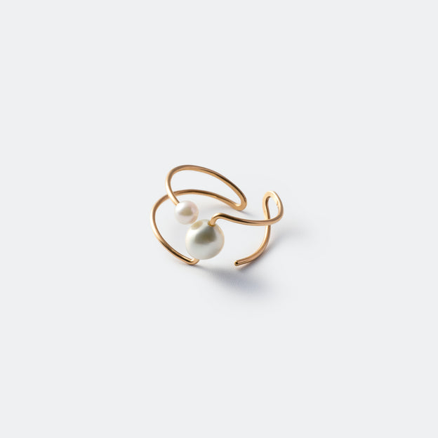Clip Ear Cuff - S.S.P. Keshi Pearl