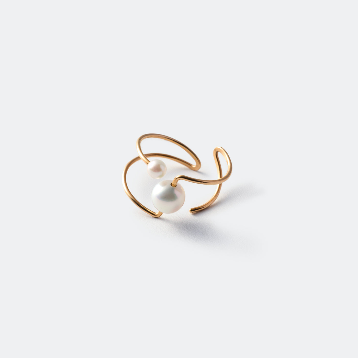Clip Ear Cuff - Akoya Pearl