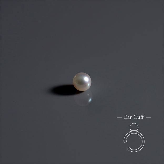 【ESSENTIALS】5.0-5.5mm Akoya Pearl  Ear Cuff / GN