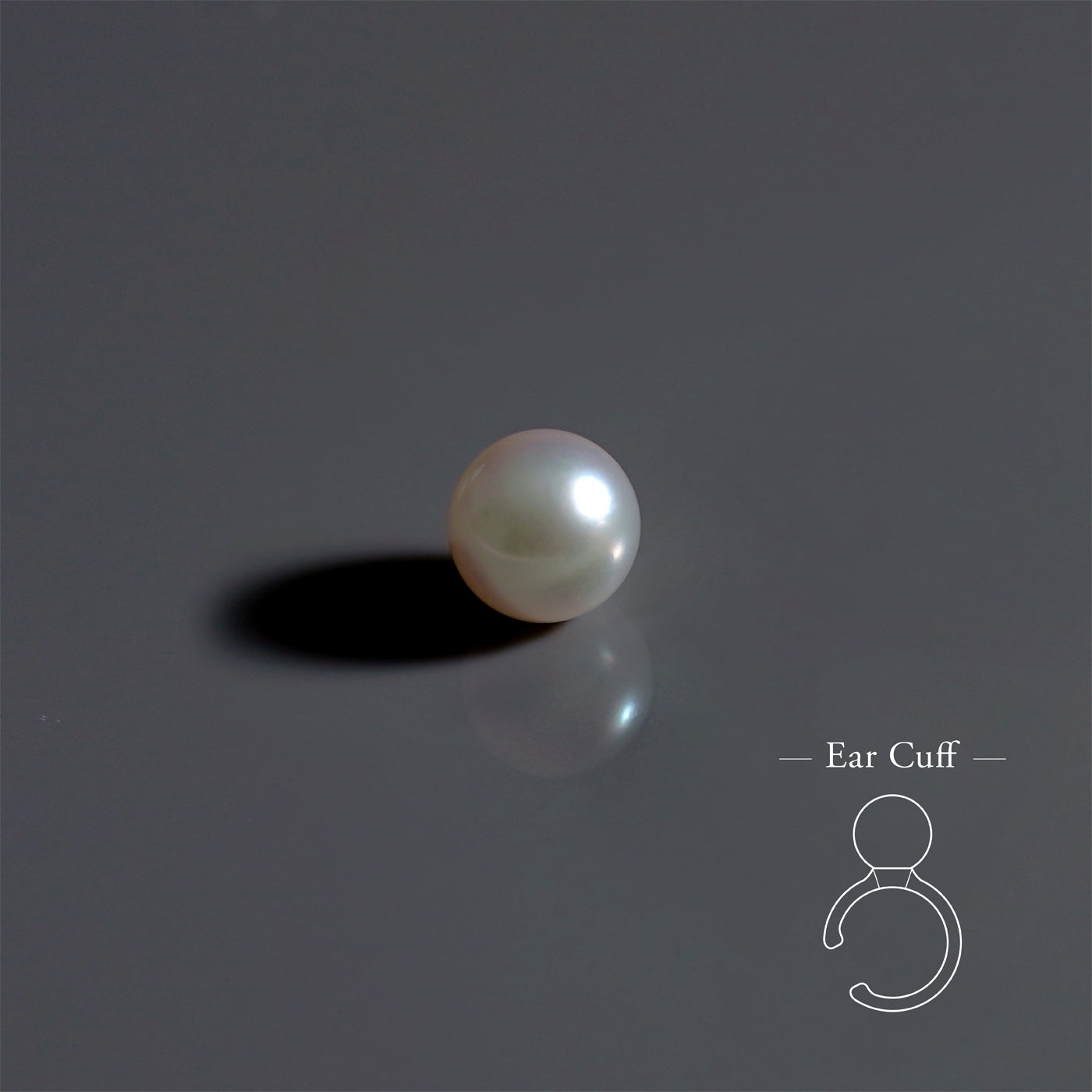 【ESSENTIALS】7.0-7.5mm Akoya Pearl  Ear Cuff / GN