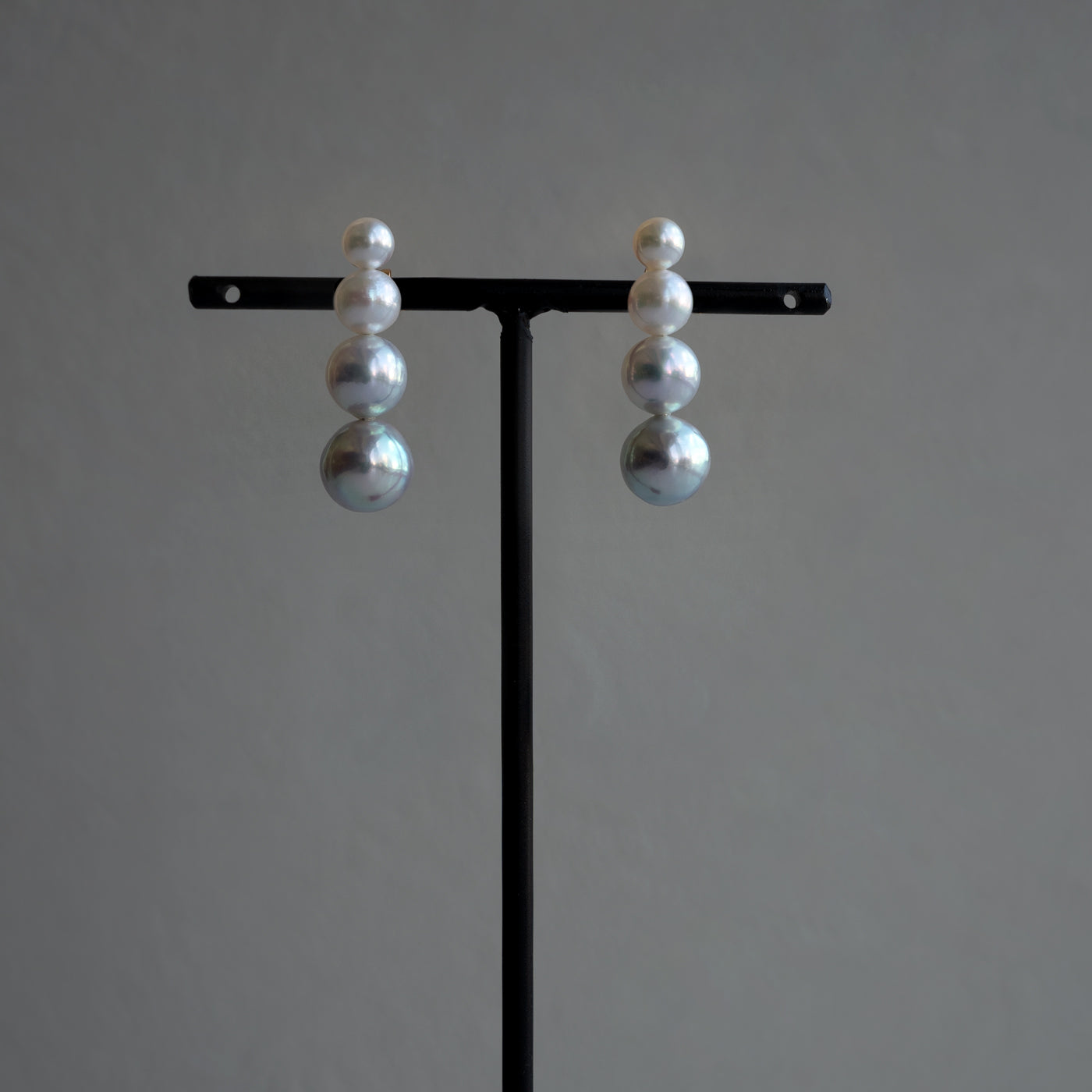 Graduated Pearl Stick Studs