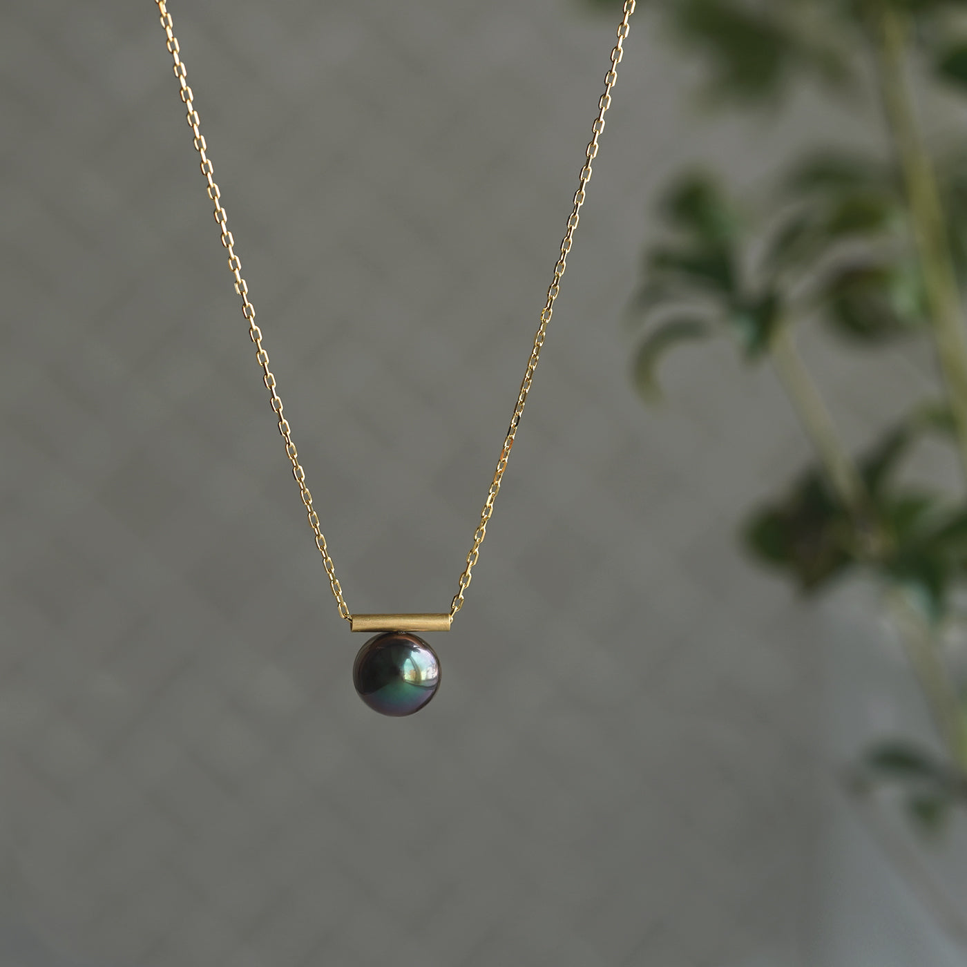 Pearl Dwells Necklace - 黒蝶パール