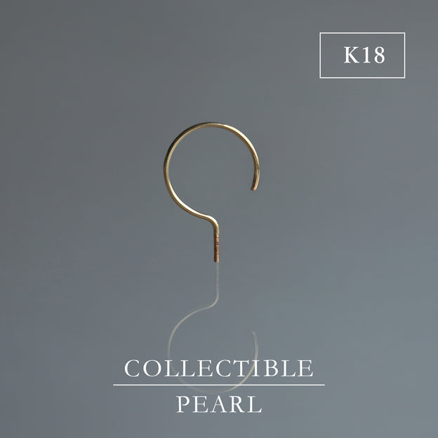 【BASE PARTS】K18YG Circle Hook Pierced Earring