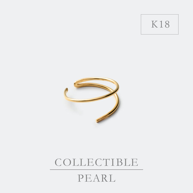 【BASE PARTS】K18YG Meteor Ear Cuff