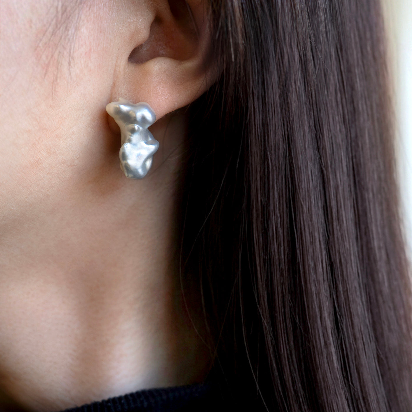 Keshi Pearl Studs - South Sea Pearl