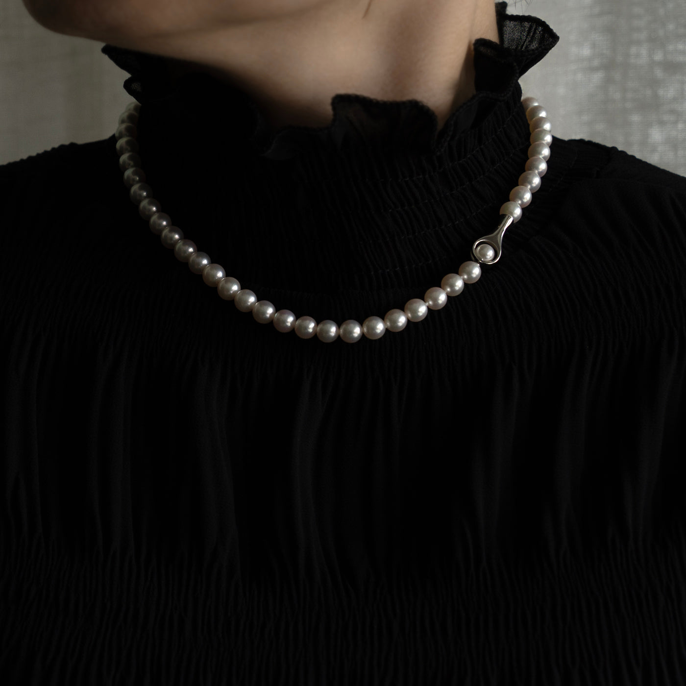 【ESSENTIALS】 6.5-7.0mm Akoya Pearl Necklace / C