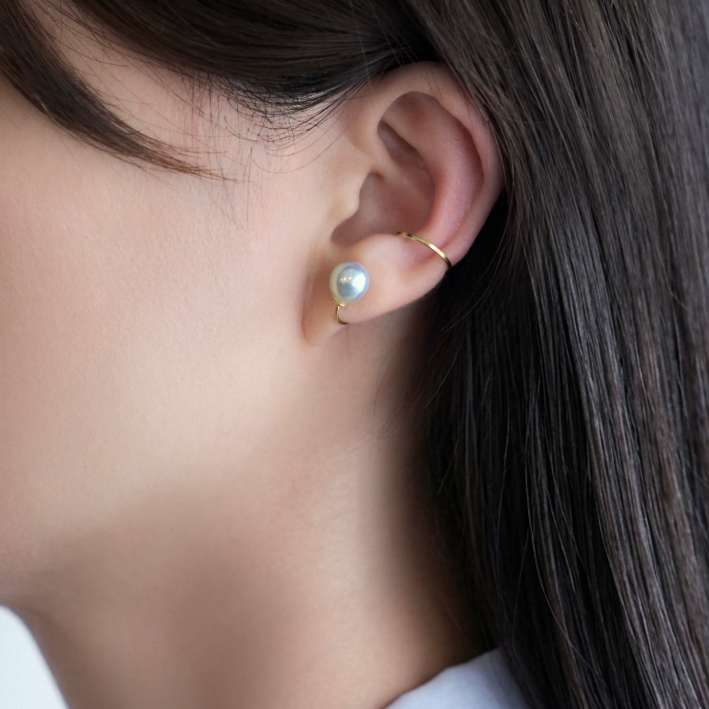 【BASE PARTS】K18YG Vine Ear Cuff