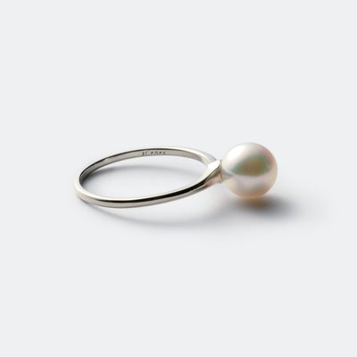 【ESSENTIALS】7.0-7.5mm Akoya  Admire Ring PT