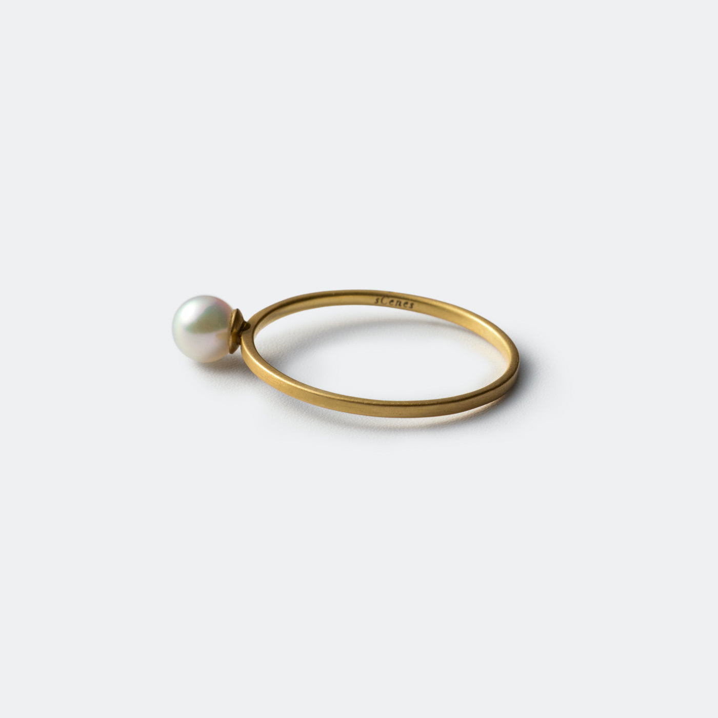 Perch Ring - Baby Akoya