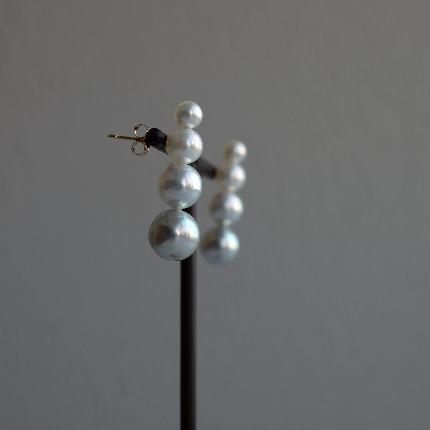 Graduated Pearl Stick Studs