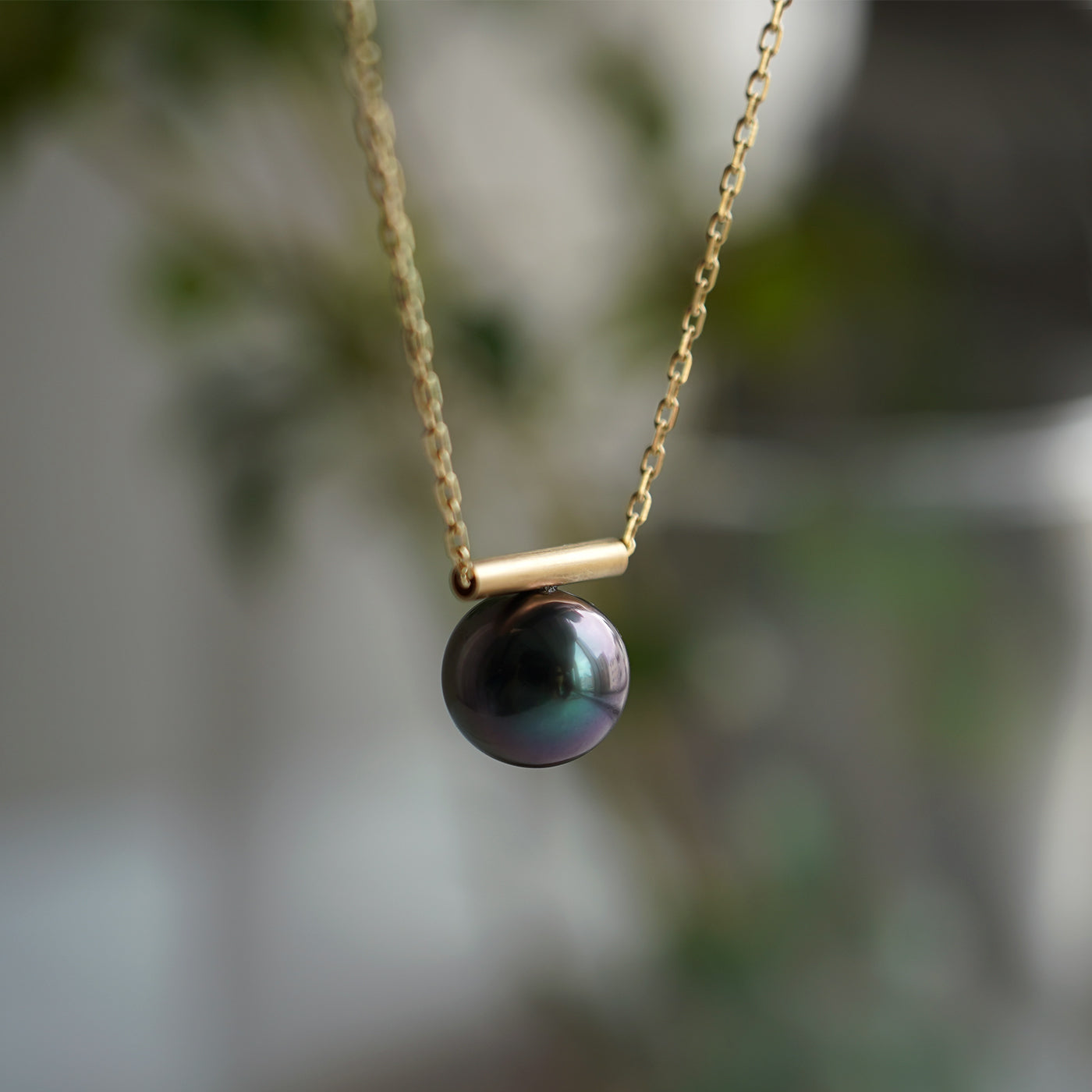 Pearl Dwells Necklace - 黒蝶パール