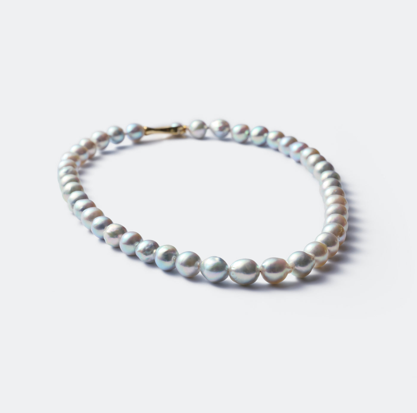 【ESSENTIALS】Blue Akoya Pearl Necklace / A