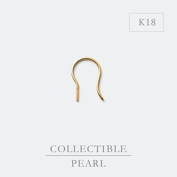 【BASE PARTS】K18YG Tail Hook Pierced Earring