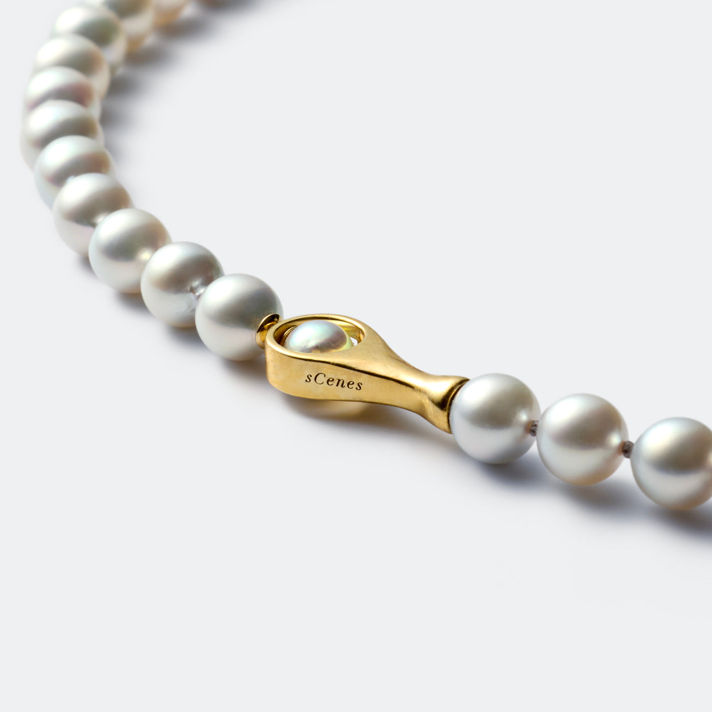【ESSENTIALS】Gray Akoya Pearl Necklace
