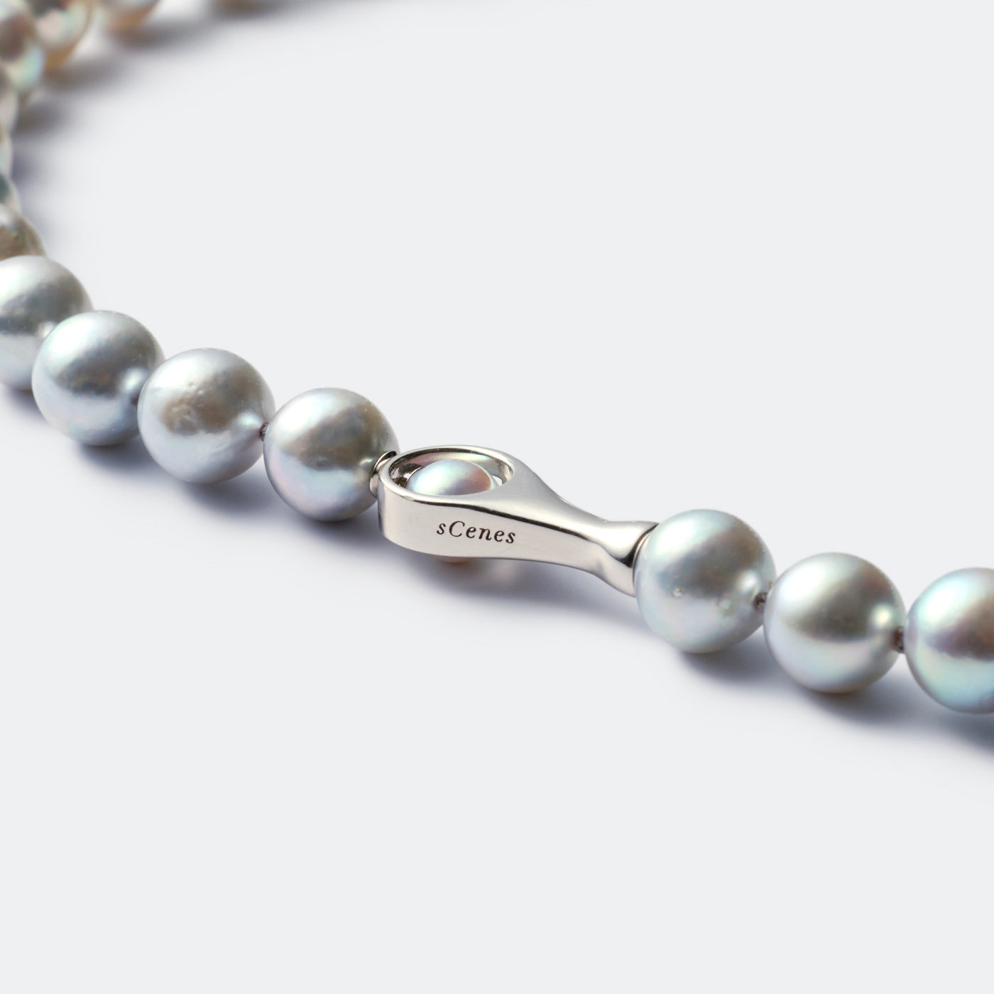 【ESSENTIALS】Blue Akoya Pearl Necklace / B