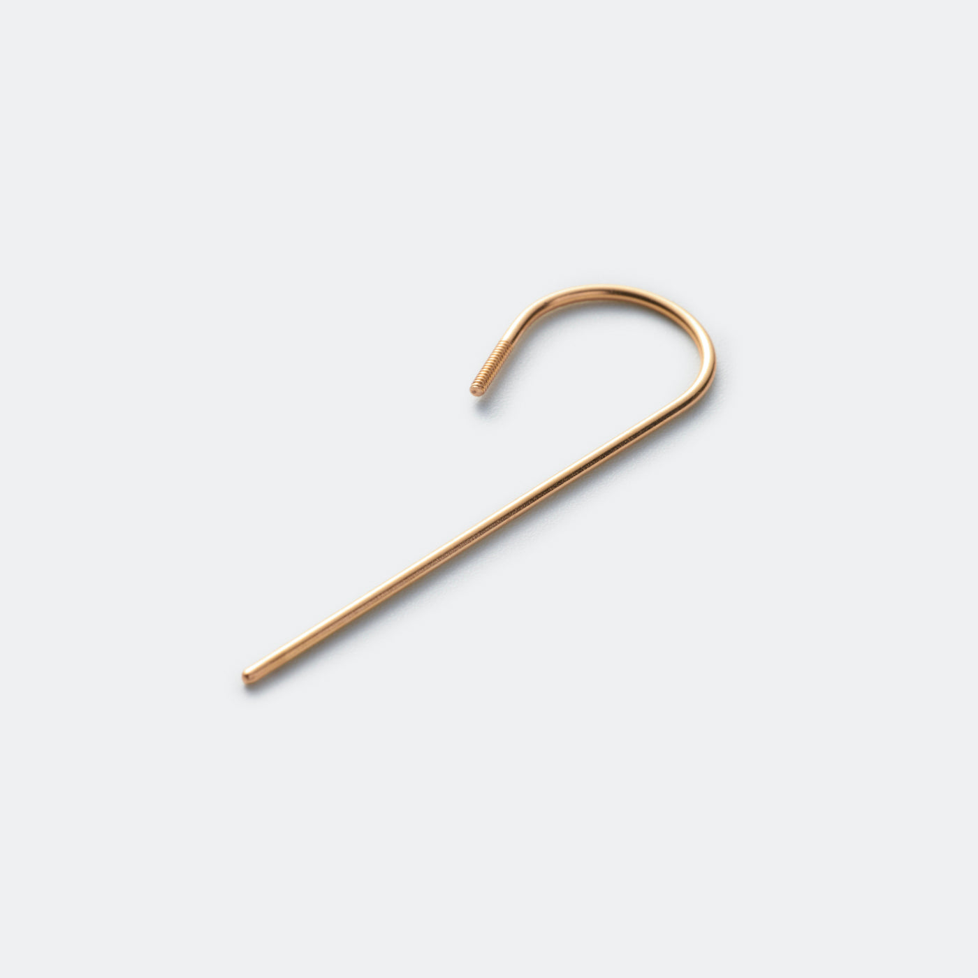 【BASE PARTS】K10YG Wand Hook Pierced Earring