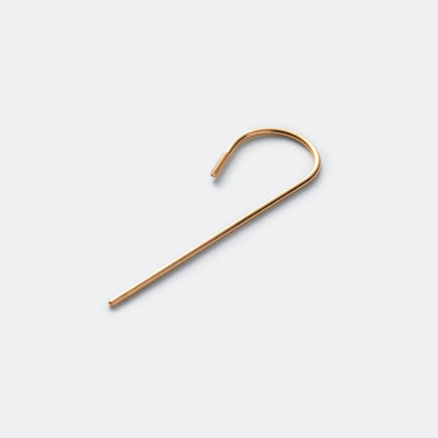 【BASE PARTS】K10YG Wand Hook Pierced Earring