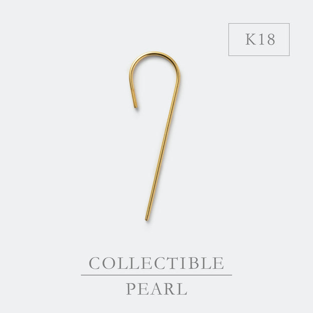 【BASE PARTS】18K Wand Hook Earring